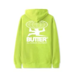 Butter Goods Sales Store -Butter Goods Sales Store AllTerrainPulloverHoodSafetyGreen Back
