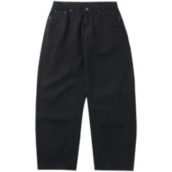 Butter Goods Wide Cut Denim Jeans Dark Washed Black