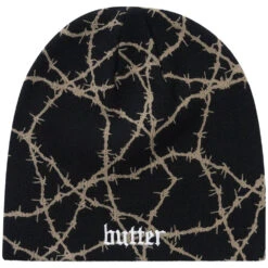 Butter Goods Wired Skully Beanie Black