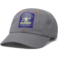 Butter Goods All Terrain 6 Panel Cap Charcoal