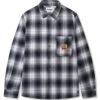 Butter Goods Appliance Plaid Shirt Navy/White