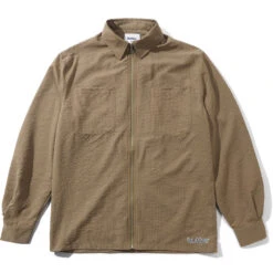 Butter Goods Carve Zip Shirt Walnut