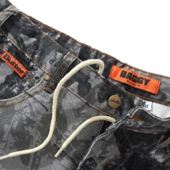 Butter Goods Foliage Camo Denim Jeans Black -Butter Goods Sales Store ButterGoodsFoliageCamoDenimJeansBlack3