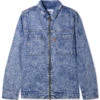 Butter Goods Overdye Web Denim Jacket Acid Wash Indigo
