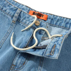 Butter Goods Patch Pocket Denim Jeans Faded Blue -Butter Goods Sales Store ButterGoodsPatchPocketDenimJeansFadedBluefly