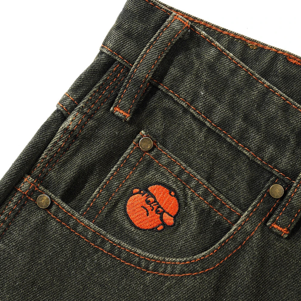 Butter Goods Philly Santosuosso Denim Jeans Dark Army Wash 4 Butter Goods Philly Santosuosso Denim Jeans Dark Army Wash - Image 4