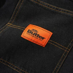 Butter Goods Philly Santosuosso Denim Jeans Washed Black -Butter Goods Sales Store ButterGoodsPhillySantosuossoDenimJeansWashedBlack OrangeEmbroiderypocket