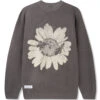 Butter Goods Sunflower Knit Sweater Charcoal
