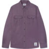 Butter Goods Washed Pocket Long Sleeve Shirt Eggplant