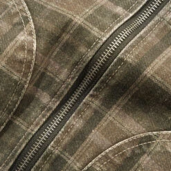 Butter Goods Work Jacket Washed Plaid -Butter Goods Sales Store ButterGoodsWorkJacketWashedPlaidzip