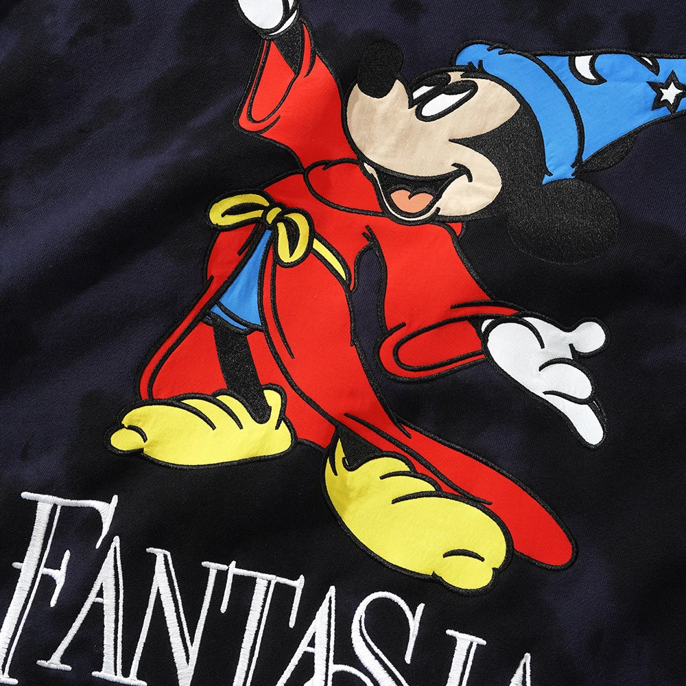 Butter Goods X Fantasia Crewneck Sweatshirt Navy Tie Dye 3 Butter Goods X Fantasia Crewneck Sweatshirt Navy Tie Dye - Image 3