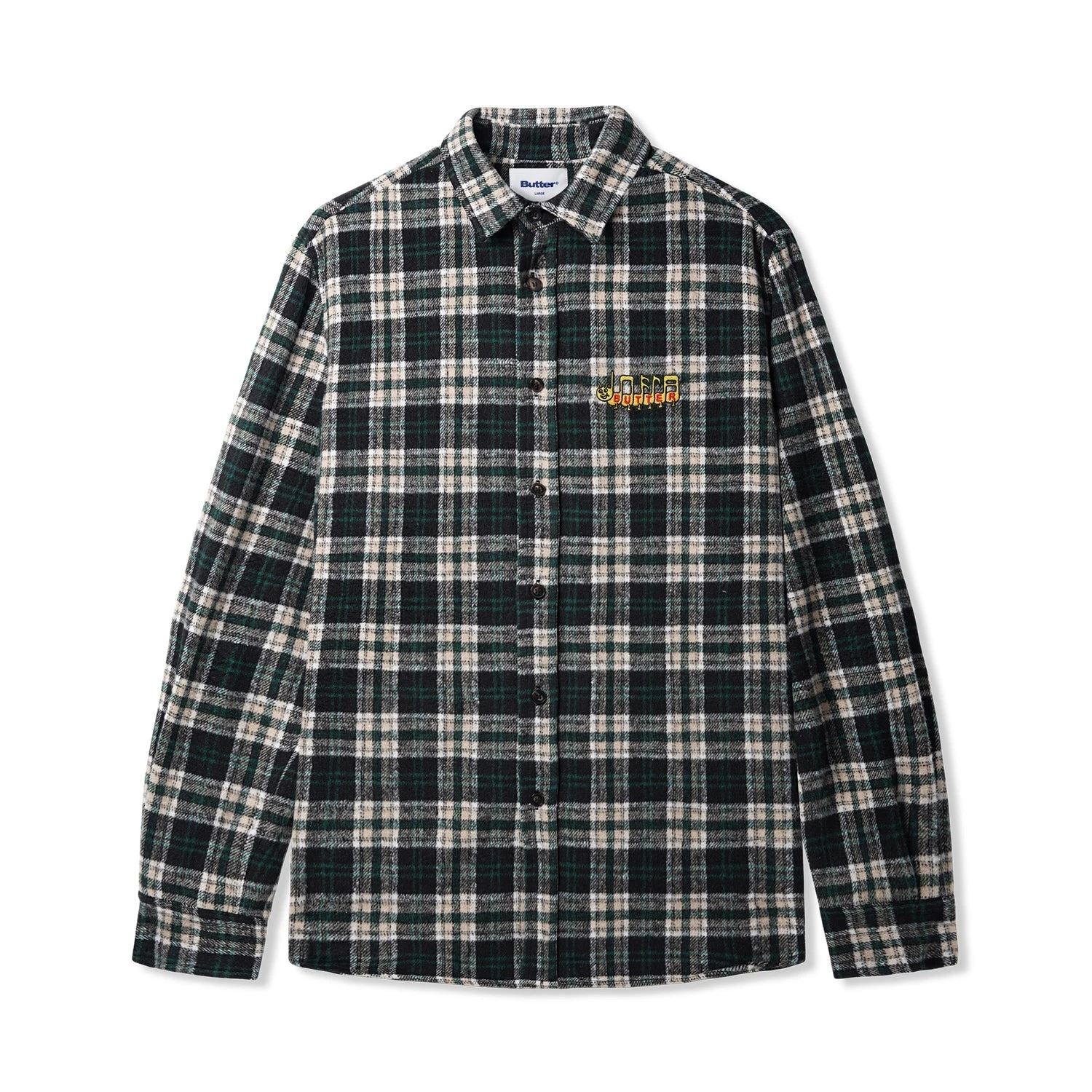 Caterpillar Flannel Shirt, Navy / Forest 1 Caterpillar Flannel Shirt, Navy / Forest