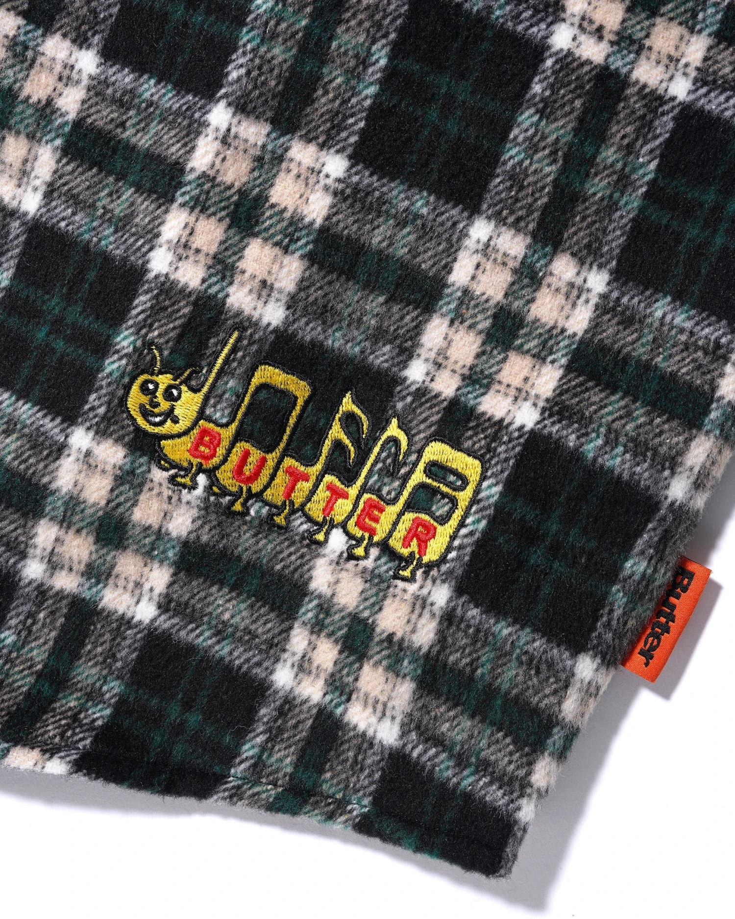 Caterpillar Flannel Shirt, Navy / Forest 4 Caterpillar Flannel Shirt, Navy / Forest - Image 4