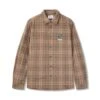 Cherry Flannel Shirt, Taupe