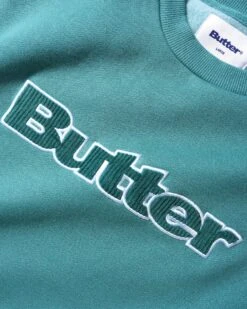 Cord Logo Crewneck, Jungle Wood 5 Cord Logo Crewneck, Jungle Wood -Butter Goods Sales Store CordLogoCrewneckSweatshirtJungleWood3