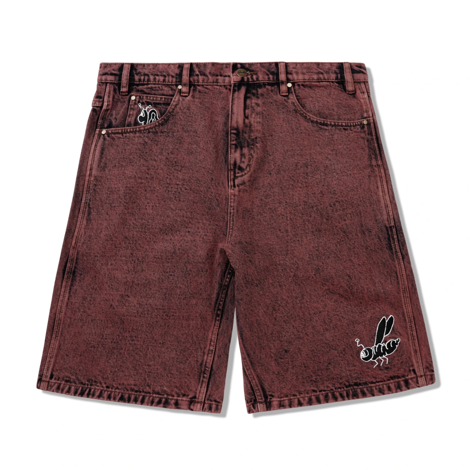 Critter Baggy Denim Shorts, Brick 1 Critter Baggy Denim Shorts, Brick