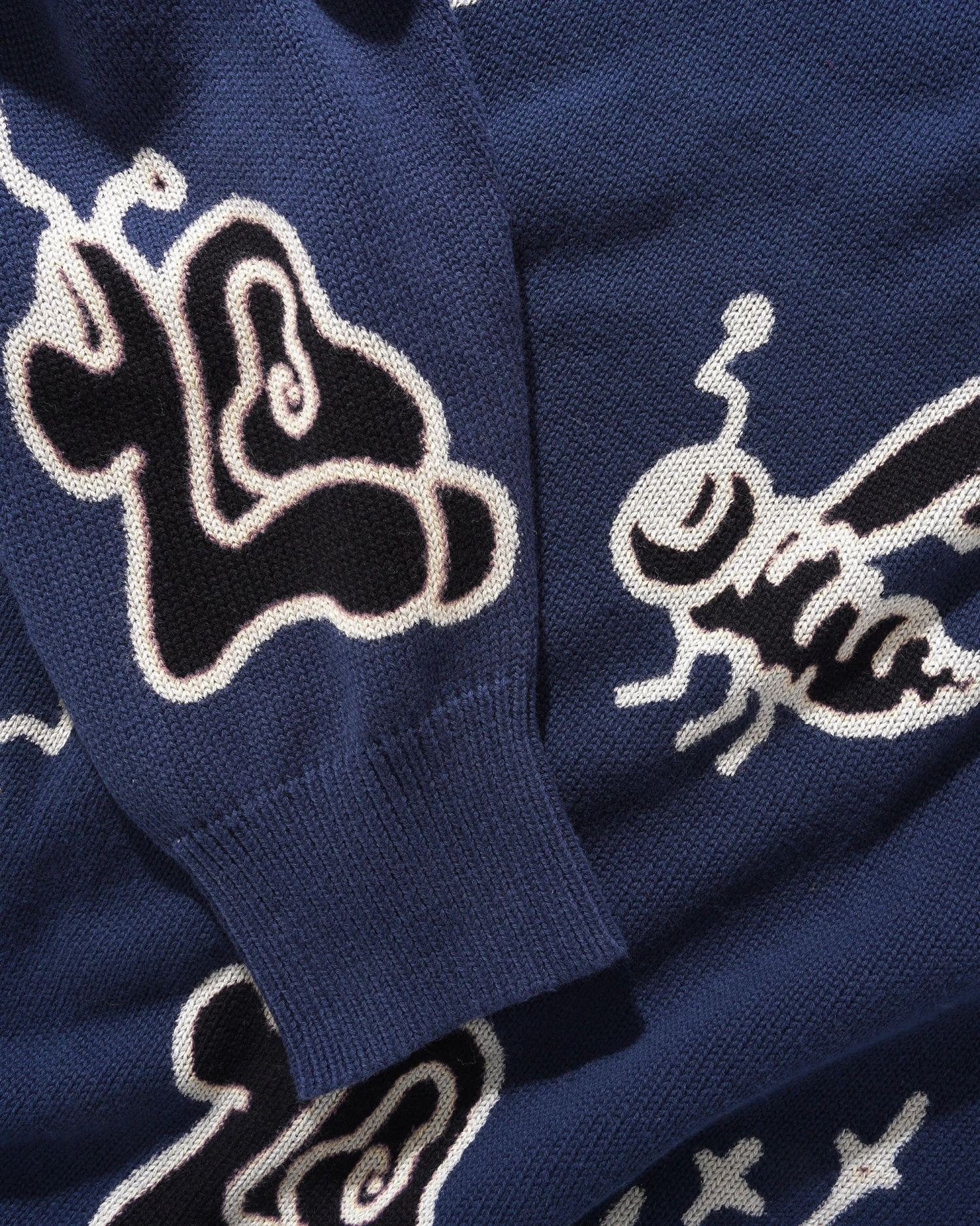 Critter Knitted Sweater, Slate 2 Critter Knitted Sweater, Slate - Image 2