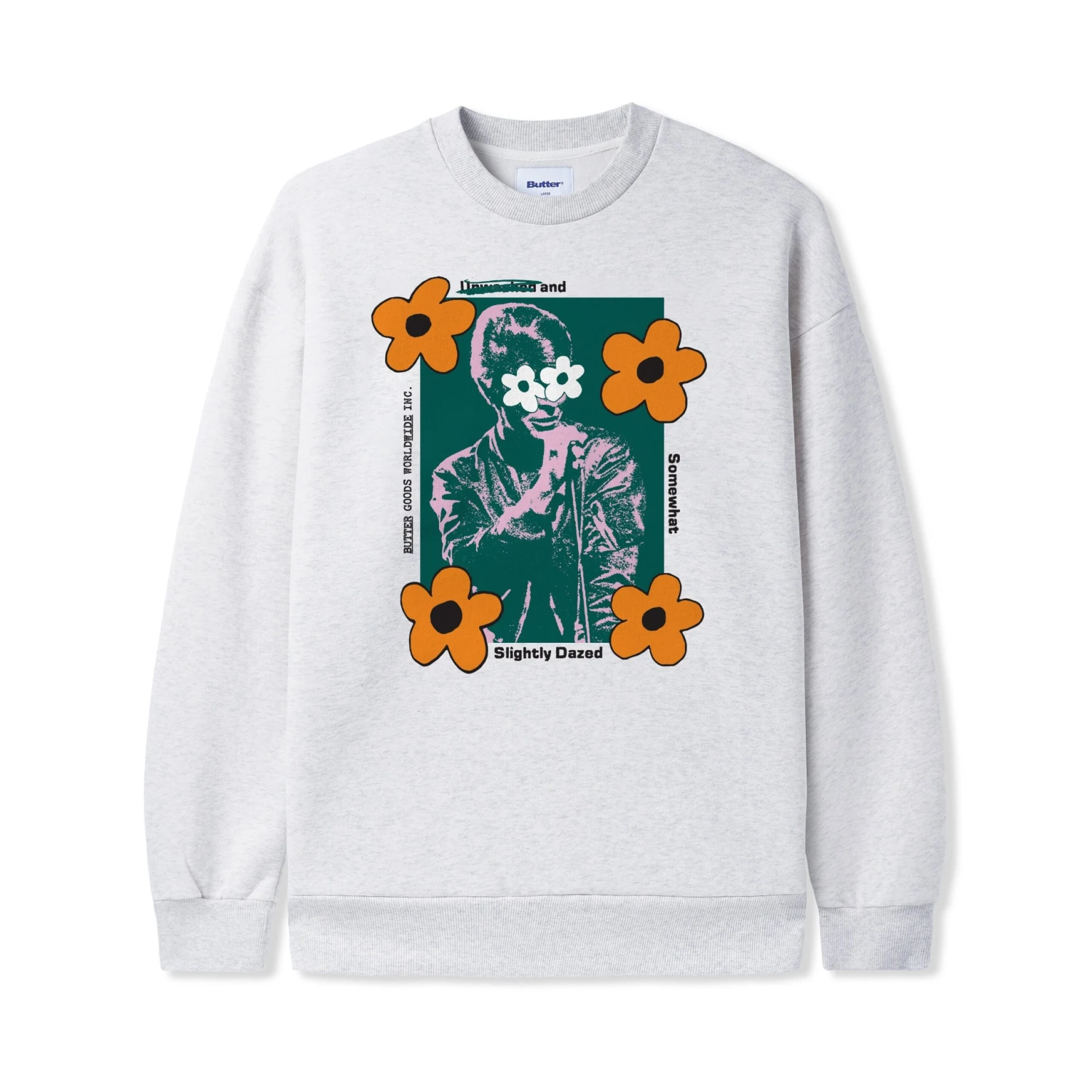 Dazed Crewneck, Ash Grey 1 Dazed Crewneck, Ash Grey