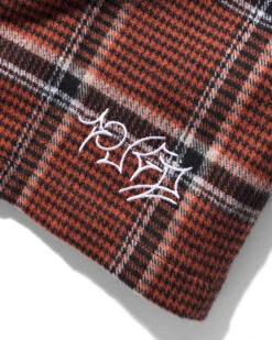 Dougie Plaid Overshirt, Rust / Black / White -Butter Goods Sales Store DougiePlaidOvershirt5