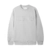 Fabric Applique Crewneck, Cement
