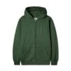 Fabric Applique Zip-Thru Hood, Washed Army