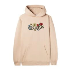 Floral Embroidered Pullover, Tan