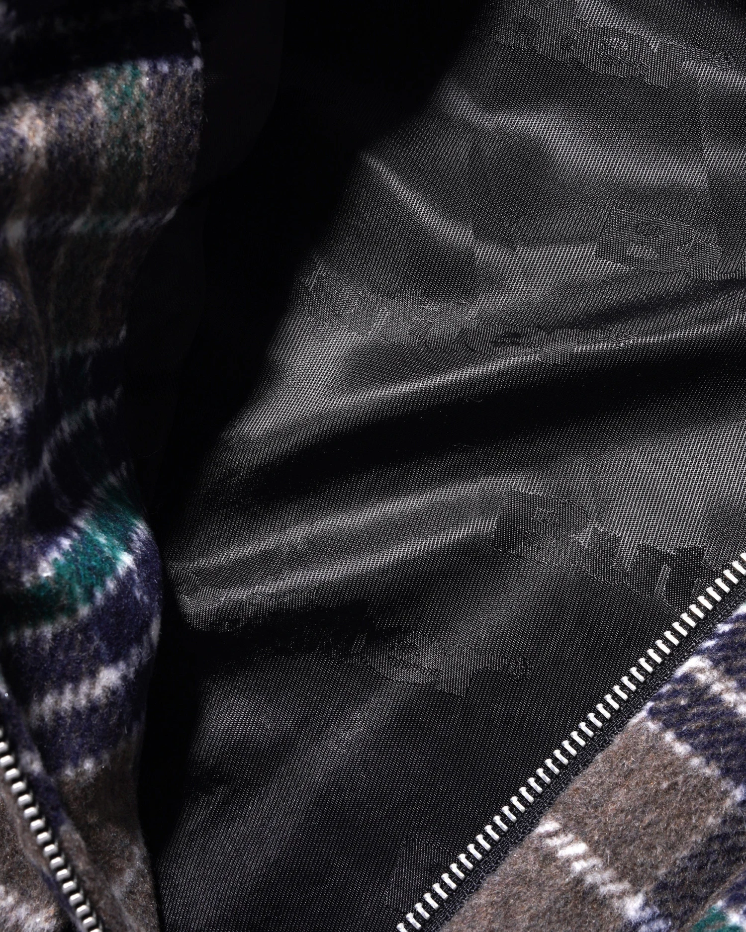 Grove Plaid Overshirt, Grey / Navy / Forest 4 Grove Plaid Overshirt, Grey / Navy / Forest - Image 4