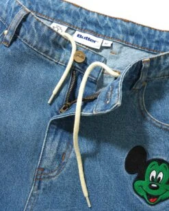 Mickey Denim Jeans, Washed Indigo -Butter Goods Sales Store MickyDenimJeans4