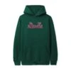 Notes Embroidered Pullover, Forest Green