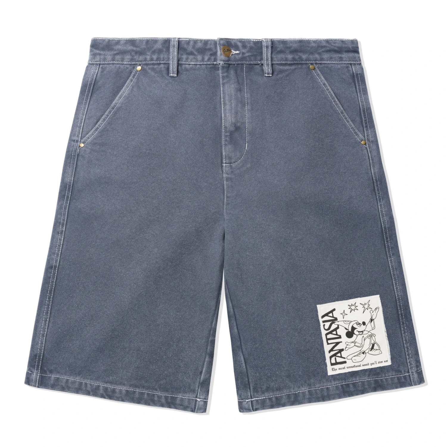 Patch Work Shorts, Slate 1 Patch Work Shorts, Slate