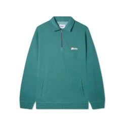 Pigment Dye 1/4 Zip Pullover, Jungle Wood
