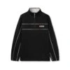 Pipe 1/4 Zip Pullover, Black