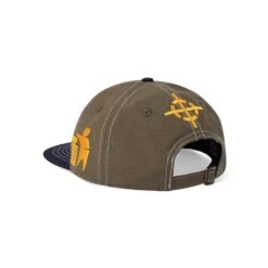 Symbols 6 Panel Cap, Army / Navy 7 Symbols 6 Panel Cap, Army / Navy -Butter Goods Sales Store Symbols6PanelCapArmy Navy3