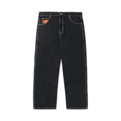 Tour Denim Jeans, Flat Black