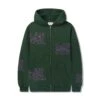 Tour Zip-Thru Hood, Dark Green