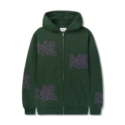 Tour Zip-Thru Hood, Dark Green