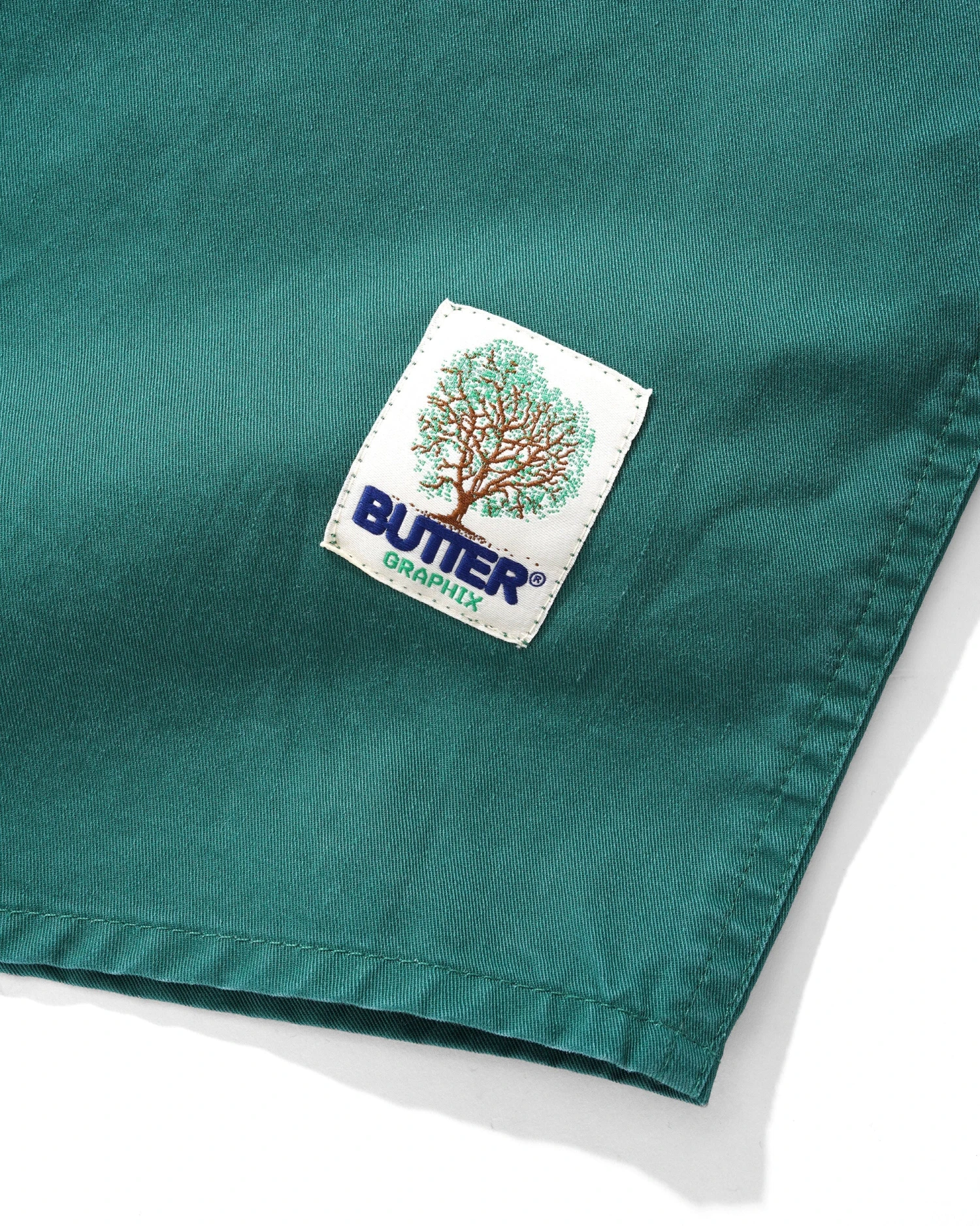 Washed Pocket L/S Shirt, Fern 4 Washed Pocket L/S Shirt, Fern - Image 4