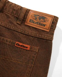 Web Denim Jeans, Brown -Butter Goods Sales Store WebDenimJeansBrown3