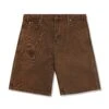Web Denim Shorts, Brown