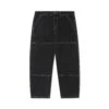 Work Double Knee Pants, Washed Black
