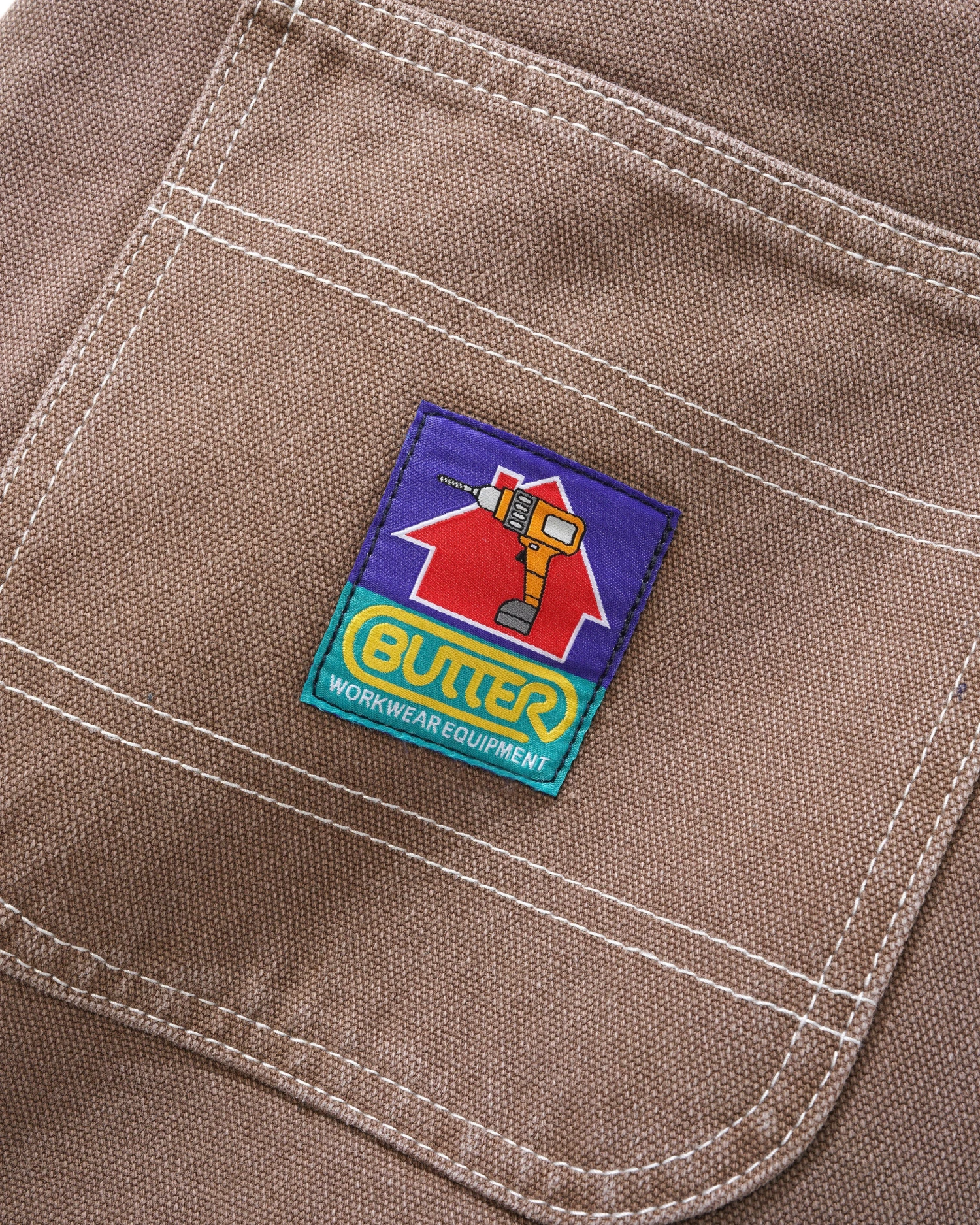 Work Double Knee Pants, Washed Brown 3 Work Double Knee Pants, Washed Brown - Image 3