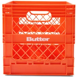 Butter Goods Collapsable Record Crate Orange