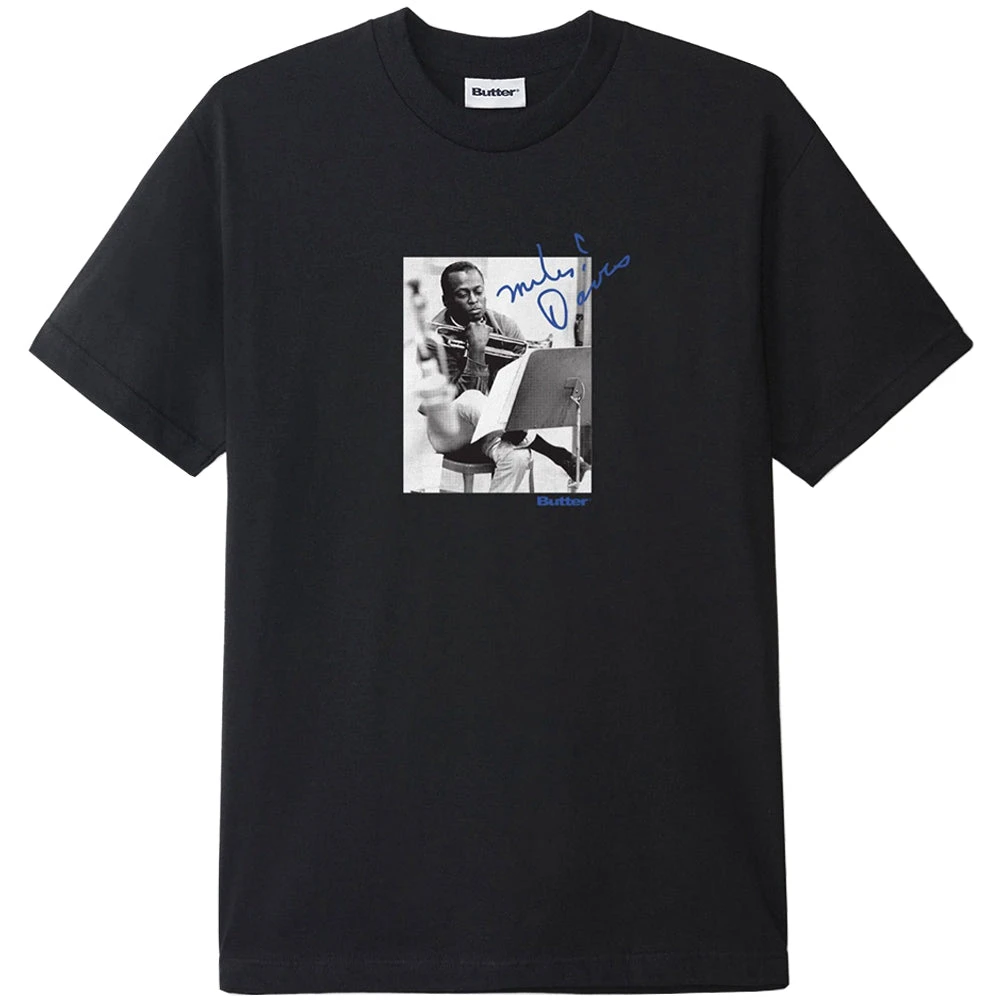 Butter Goods X Miles Davis Kind Of Blue Tee Black 1 Butter Goods X Miles Davis Kind Of Blue Tee Black