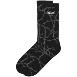 Butter Goods Wired Socks Charcoal