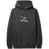 Butter Goods Unleash Pullover Hood Washed Black