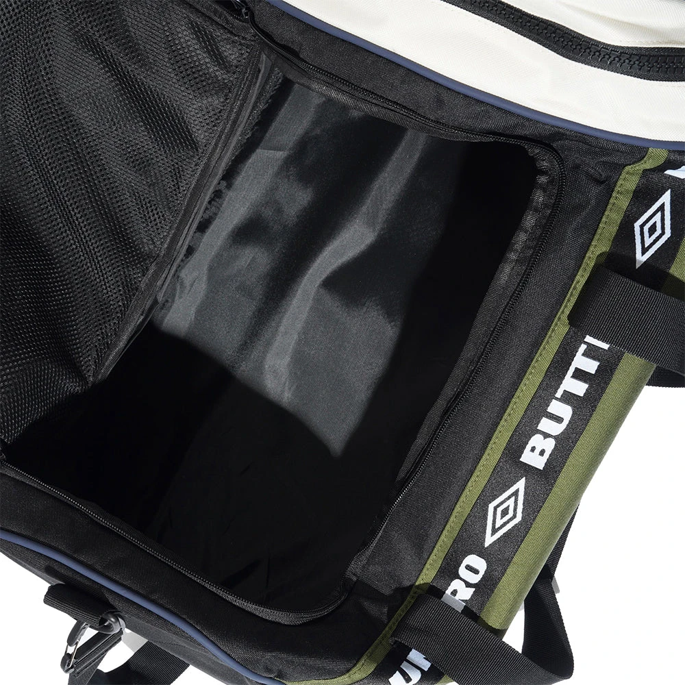 Butter Goods X Umbro Training Bag Forest/Navy/Sand 7 Butter Goods X Umbro Training Bag Forest/Navy/Sand - Image 7