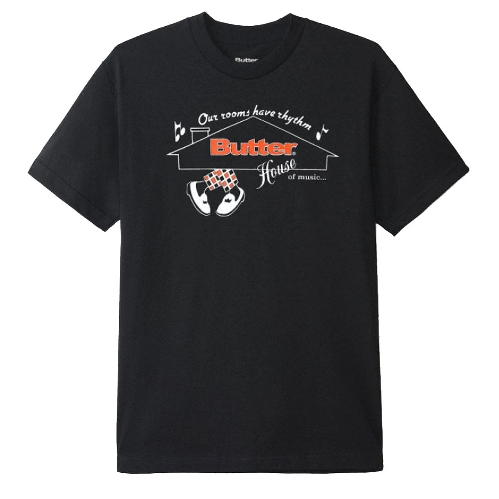 Butter Goods House Of Music T-Shirt - Black 1 Butter Goods House Of Music T-Shirt - Black