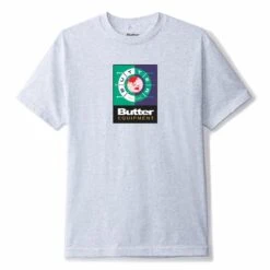 Butter Goods Navigate T-Shirt - Ash Grey
