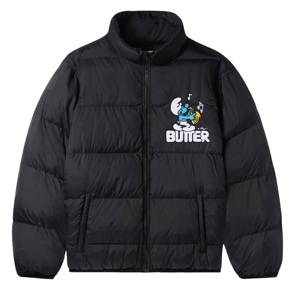 Butter Goods X Smurfs Harmony Puffer Jacker 1 Butter Goods X Smurfs Harmony Puffer Jacker