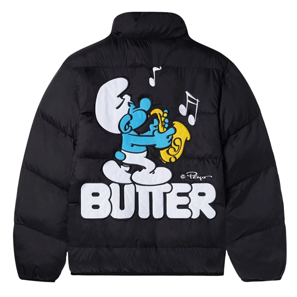 Butter Goods X Smurfs Harmony Puffer Jacker 2 Butter Goods X Smurfs Harmony Puffer Jacker - Image 2